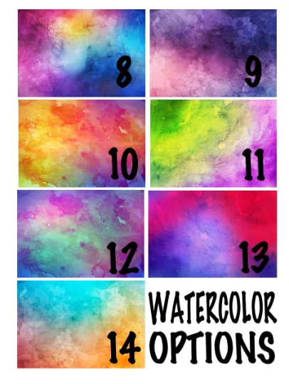 Ballerina Custom Slides / Sandals Watercolor Background