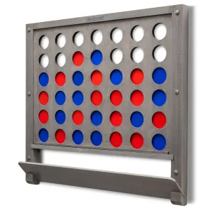 GoSports Wall Mounted 4 in a Row - Gray