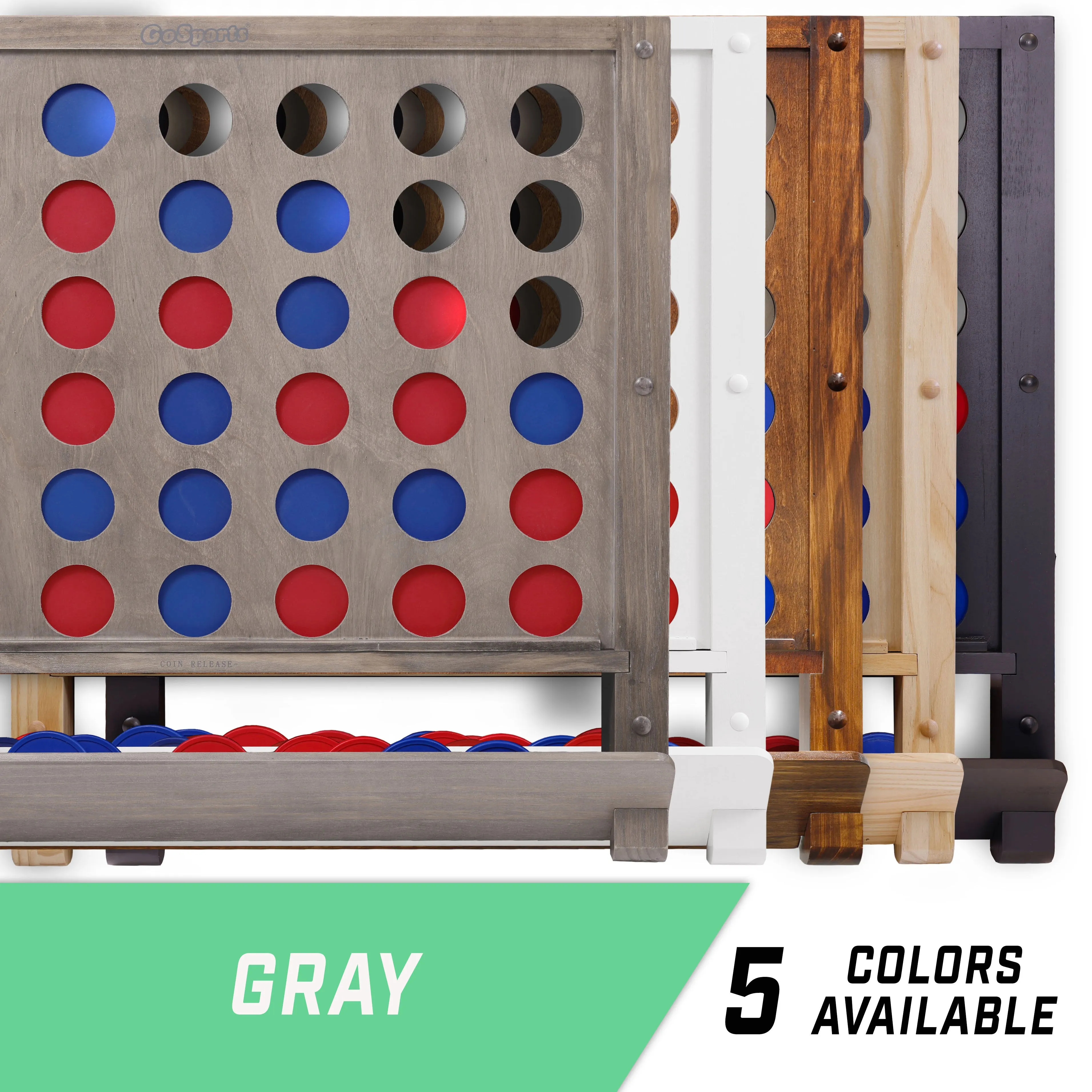 GoSports Wall Mounted 4 in a Row - Gray