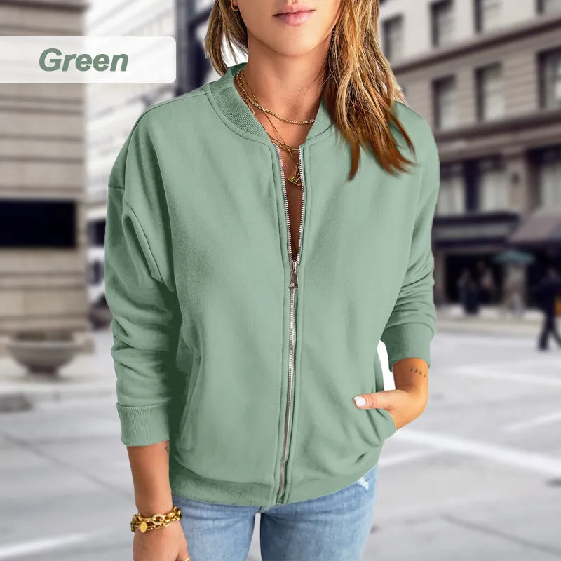 Hot Sale 49% OFFWomen's Casual Zippered Jacket