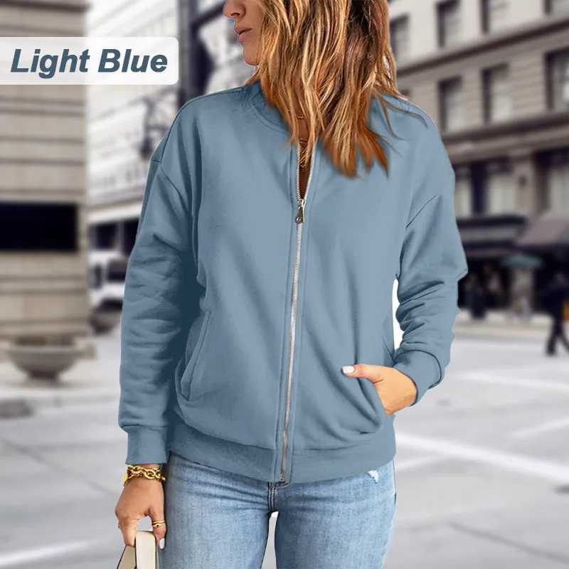 Hot Sale 49% OFFWomen's Casual Zippered Jacket