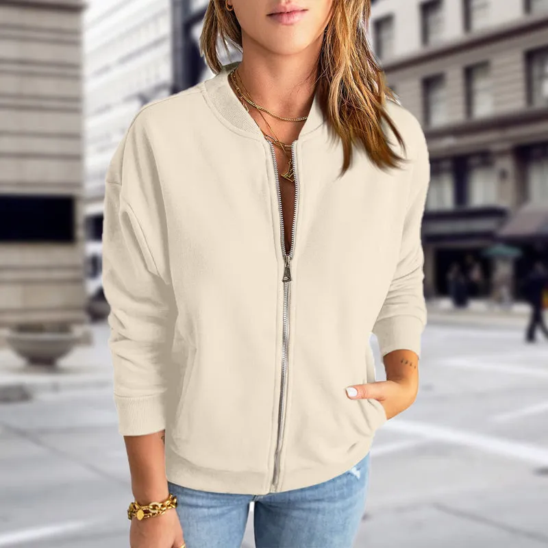 Hot Sale 49% OFFWomen's Casual Zippered Jacket