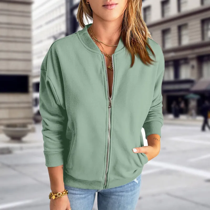 Hot Sale 49% OFFWomen's Casual Zippered Jacket