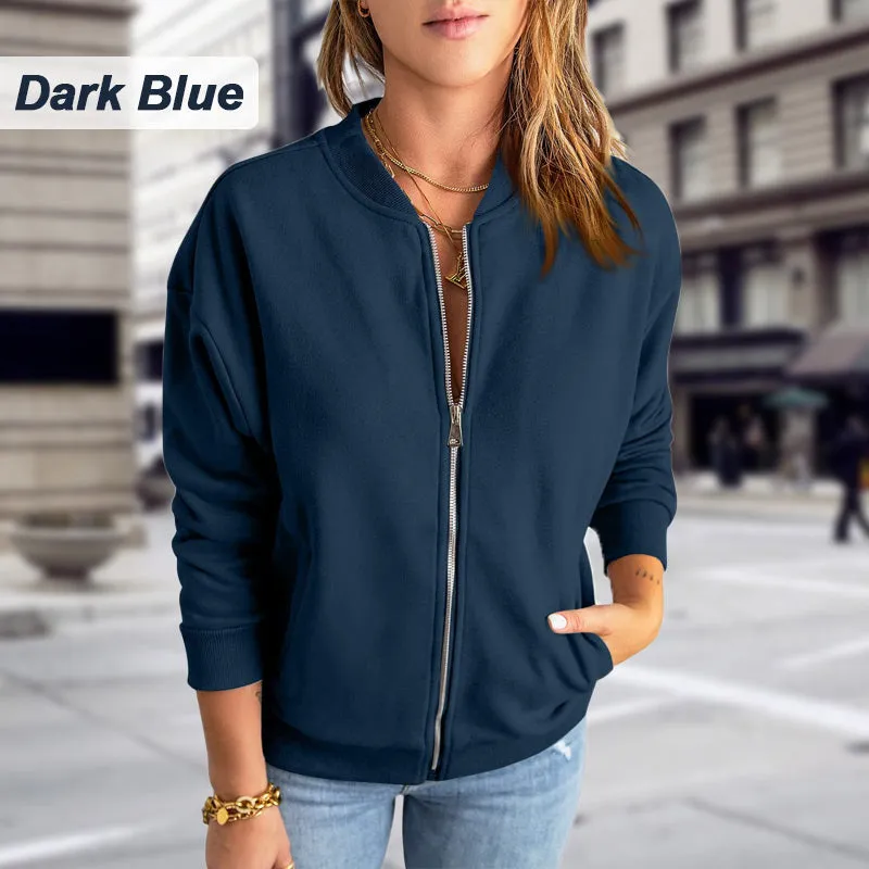 Hot Sale 49% OFFWomen's Casual Zippered Jacket