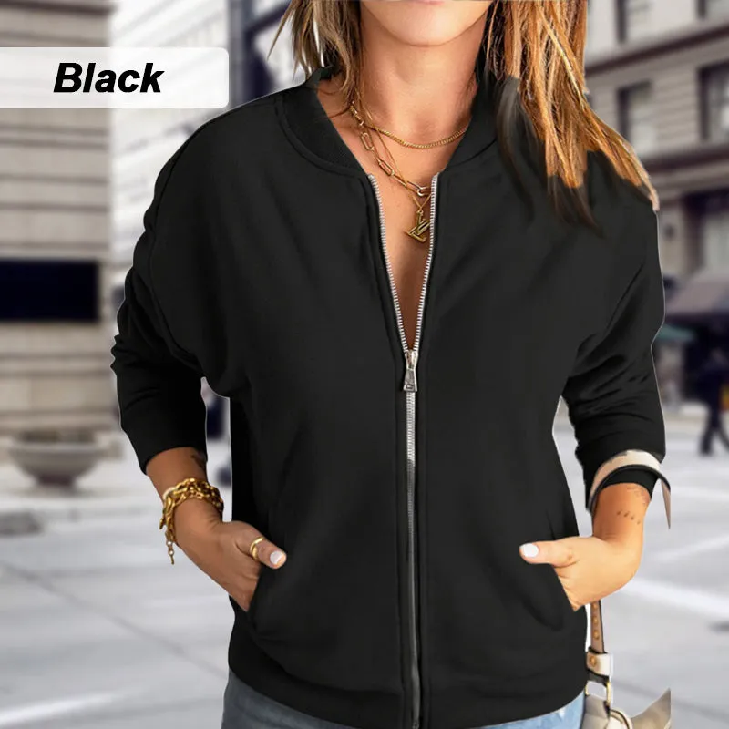 Hot Sale 49% OFFWomen's Casual Zippered Jacket