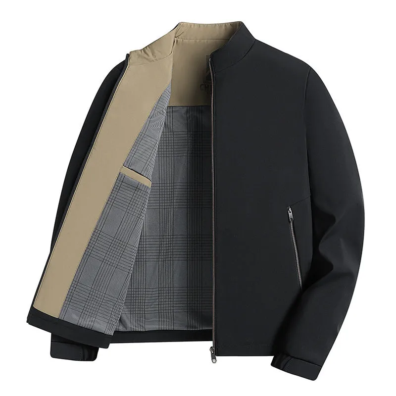 HOT SALE 50% OFFMen's Standing Collar Zipper Casual Jacket