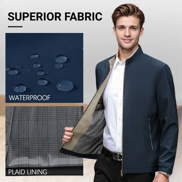 HOT SALE 50% OFFMen's Standing Collar Zipper Casual Jacket