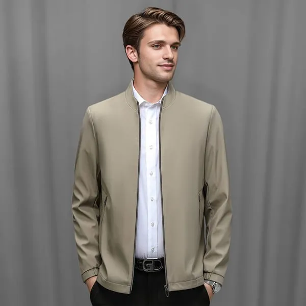 HOT SALE 50% OFFMen's Standing Collar Zipper Casual Jacket