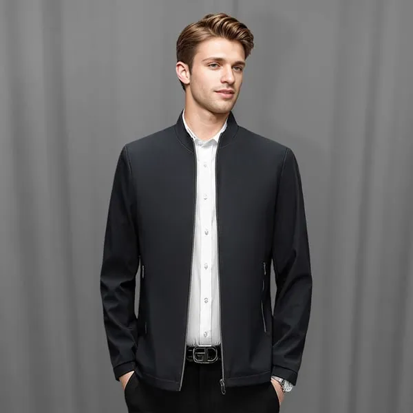 HOT SALE 50% OFFMen's Standing Collar Zipper Casual Jacket