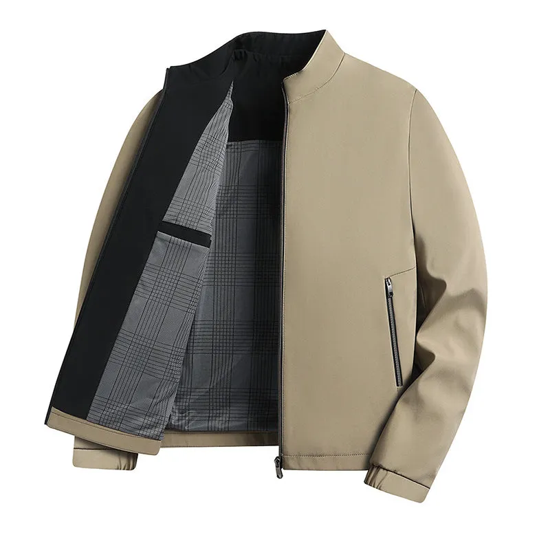 HOT SALE 50% OFFMen's Standing Collar Zipper Casual Jacket