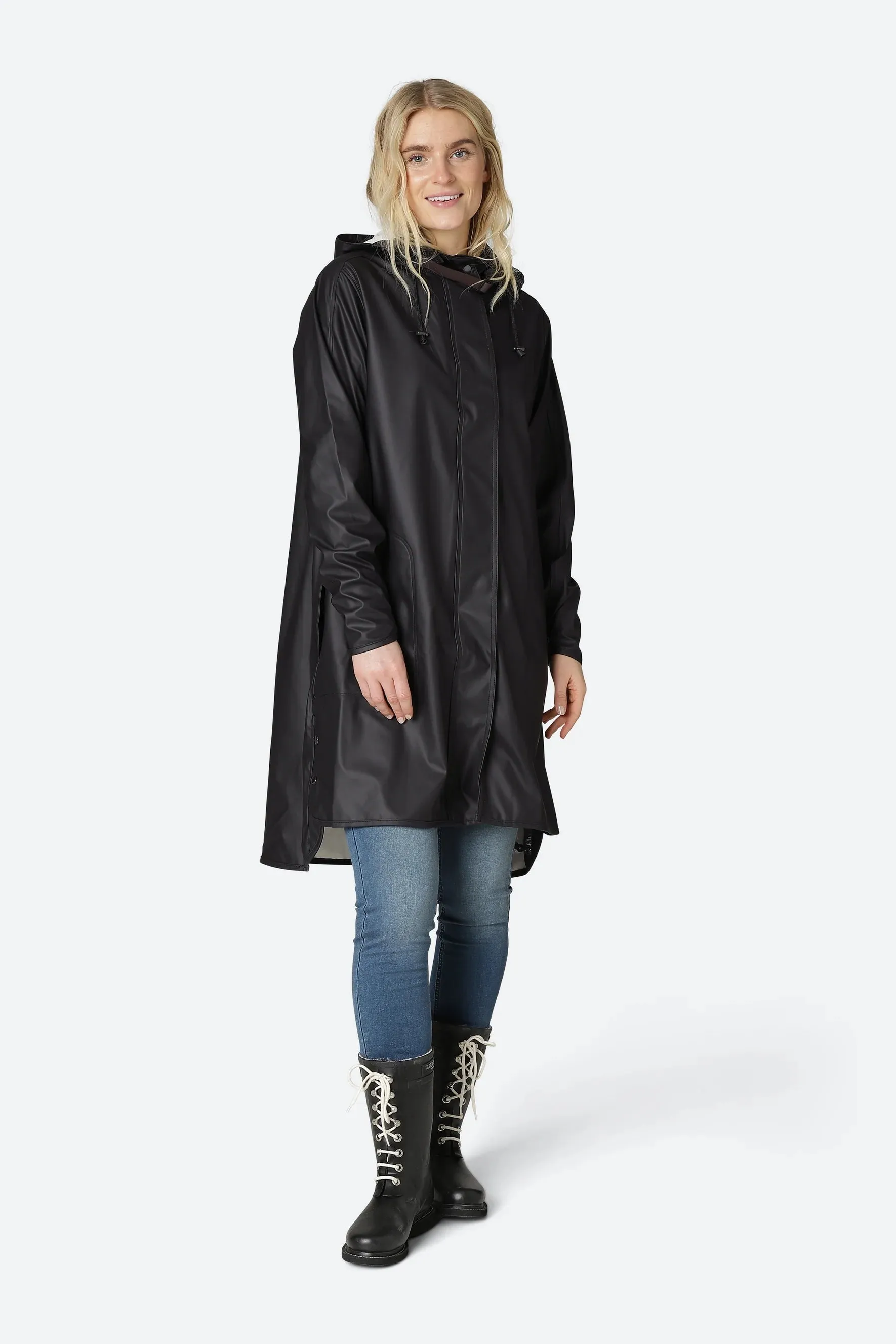 Ilse Jacobsen Rain 71 Raincoat in  Black