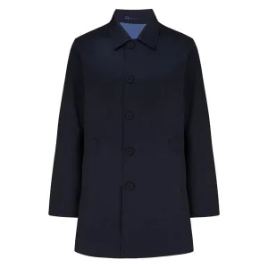 Montague Reversible Mac Jacket - Denim Blue / Navy