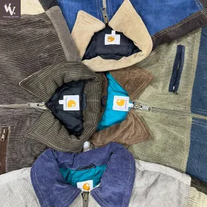 Vintage Carhartt Rework Style Corduroy Jackets Sizes - S,M,L,XL 10 pcs